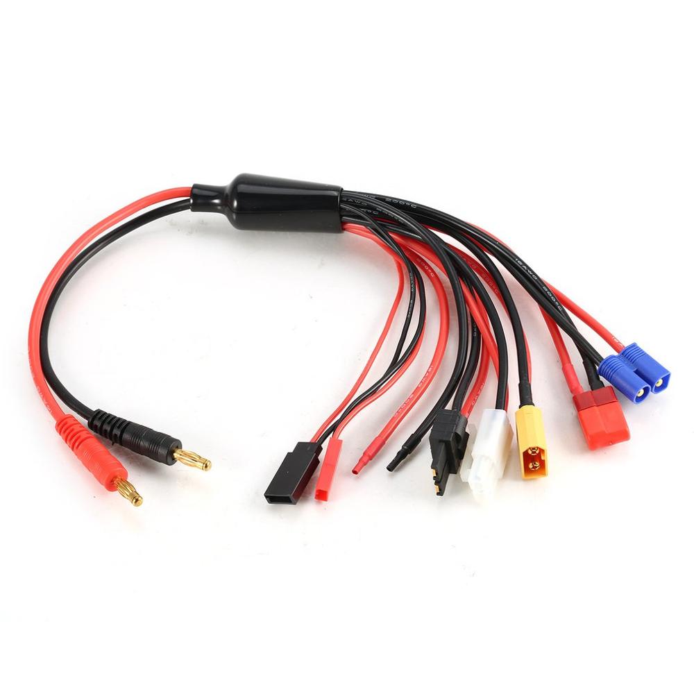 Rc Hobby Line - 8 in 1 Lipo แบตเตอรี่ปลั๊กชาร์จหลายสายแปลงสายเคเบิลสําหรับ IMAX