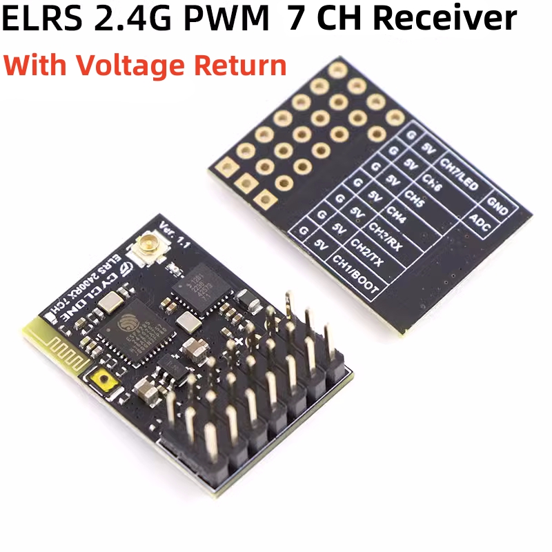 Fpv Racing Quadcopter - Elrs 2.4G PWM ตัวรับสัญญาณ7CH 6CH crsf