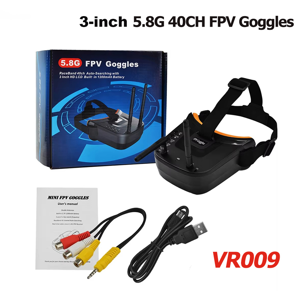 Fpv Racing Quadcopter - แว่นตา VR009 FPV สำหรับถ่ายวิดีโอ หน้าจอ LCD