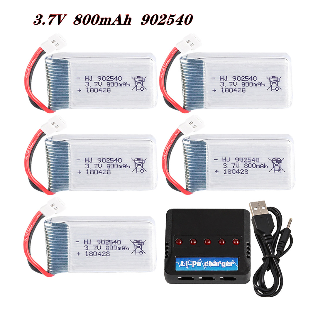 Rc Hobby Parts - 3.7V 800mAh 902540 25C แบตเตอรี่ Lipo