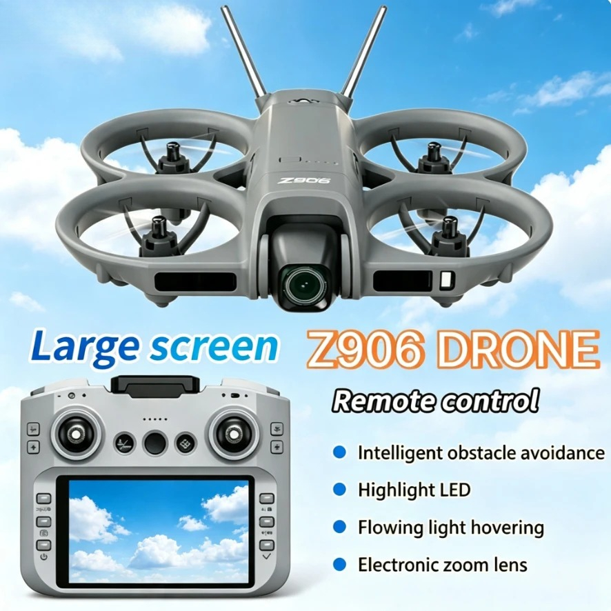 Fpv Racing Quadcopter - โดรนพับได้ Original Z906 GPS กล้องคู่ 8K