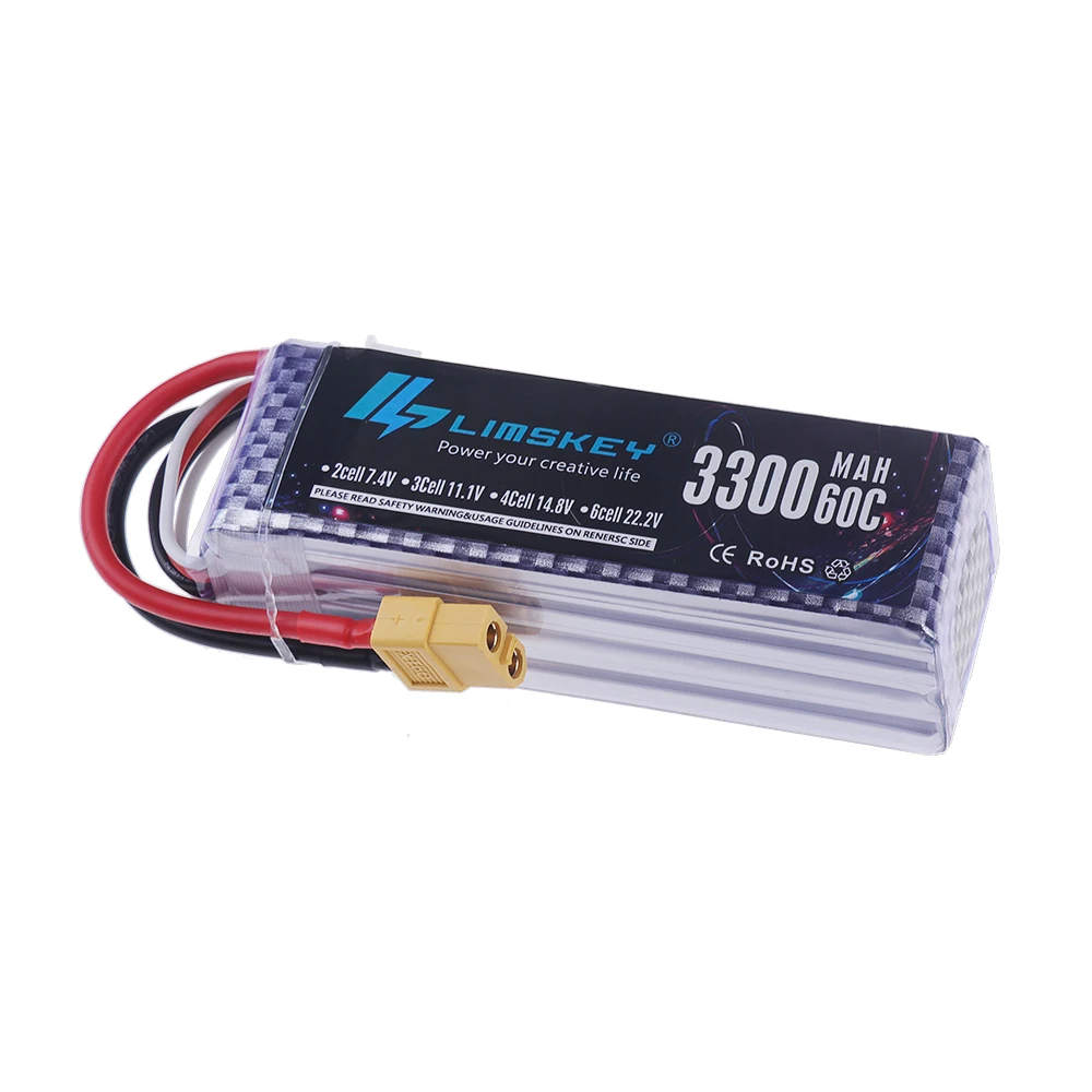 แบตเตอรี่ 4S LiPo 14.8V 3300mA - Fpv Racing Quadcopter บทวิจารณ์และราคา