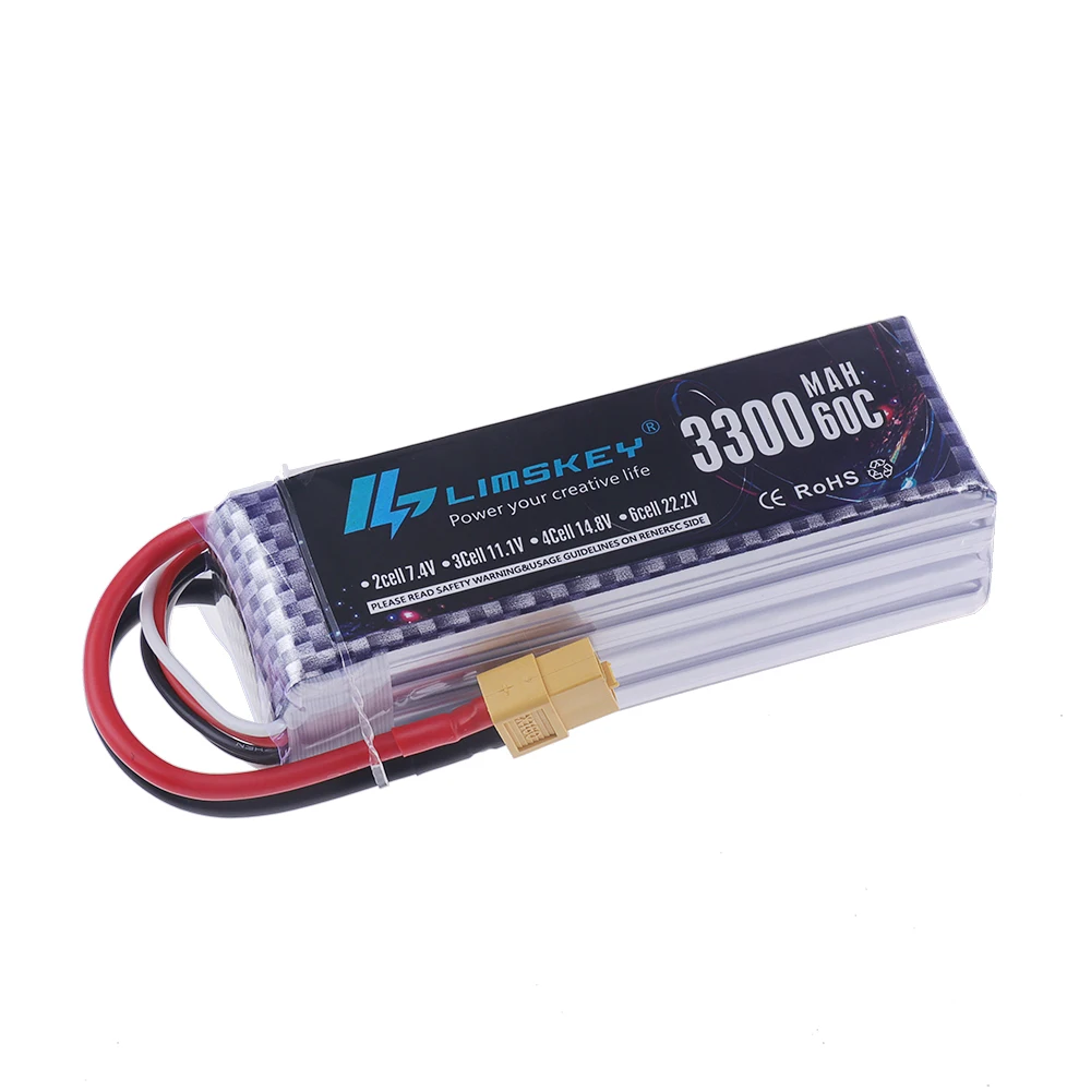 แบตเตอรี่ 4S LiPo 14.8V 3300mA - Fpv Racing Quadcopter บทวิจารณ์และราคา