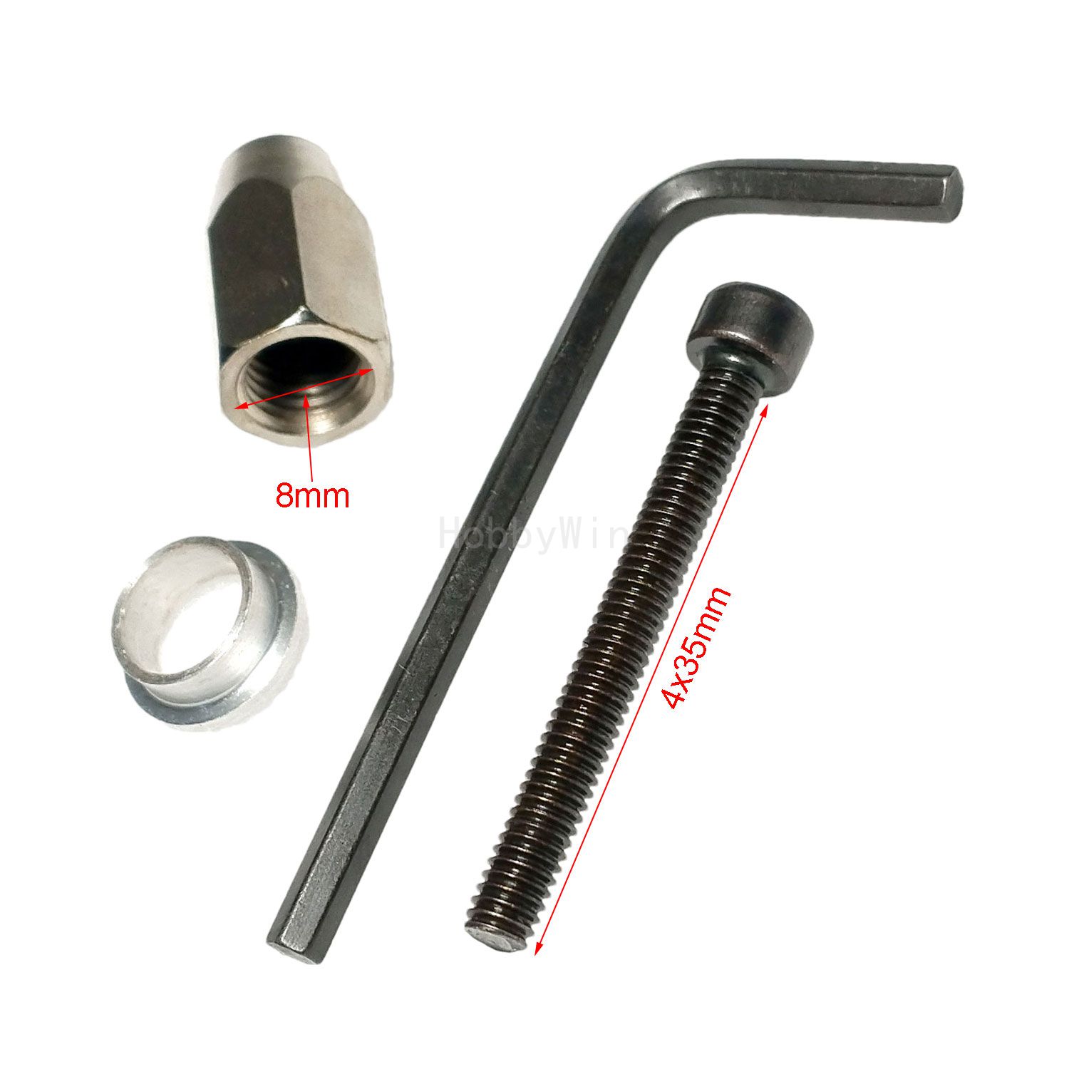 น็อตหกเหลี่ยม 8 มม. และสกรู 4x - Rc Hobby Nut บทวิจารณ์และราคา