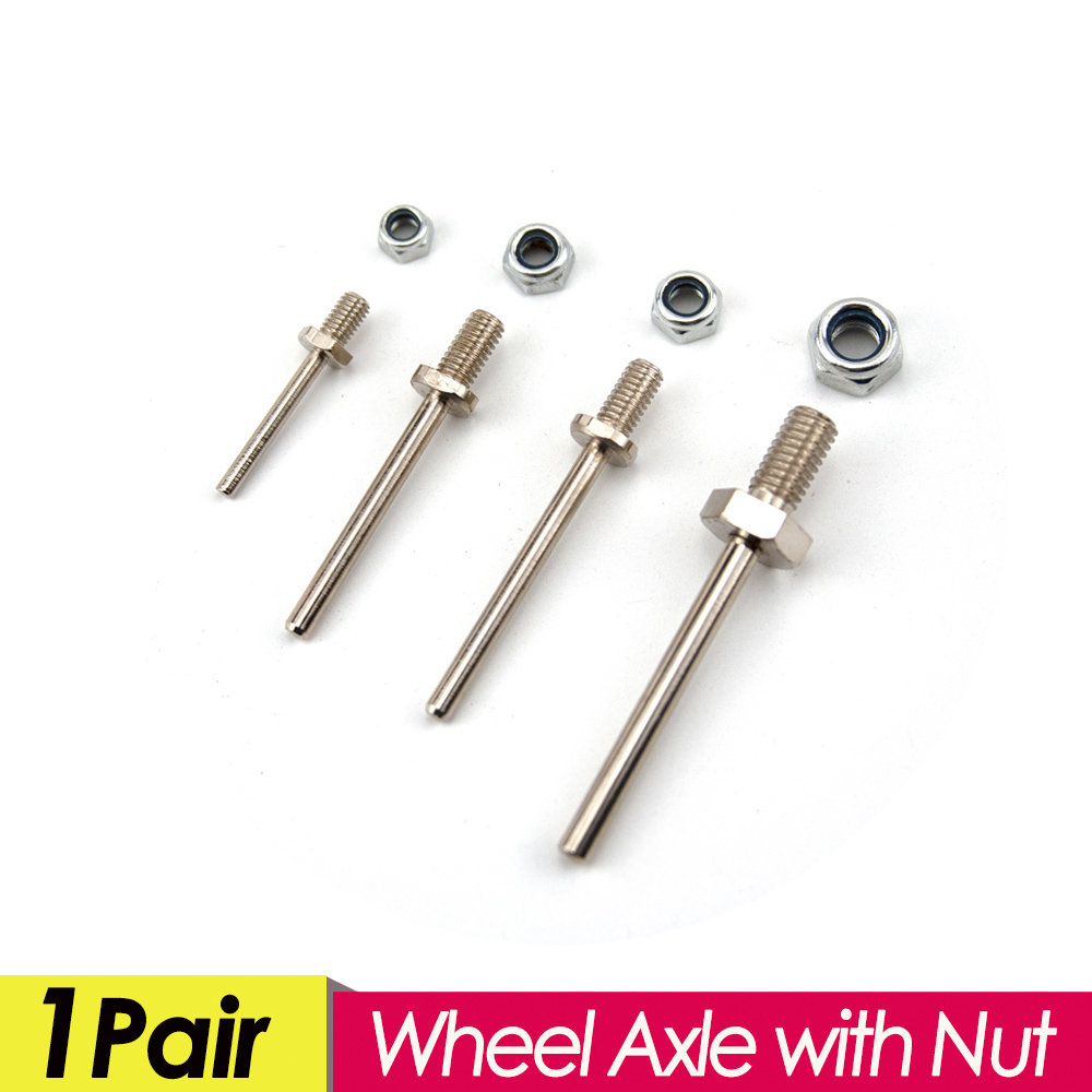 เพลาล้อ1คู่เพลาเหล็กพร้อมน็อตย - Rc Hobby Nut บทวิจารณ์และราคา