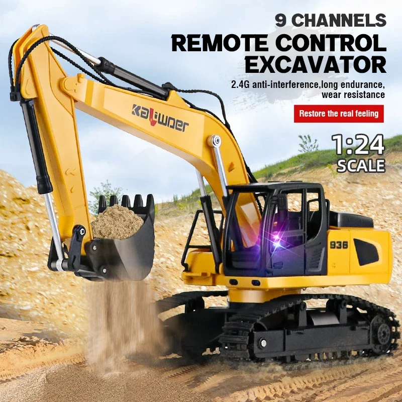 Huina Rc Excavator 1/24 9Ch รี - Yunshen Rc Hobby บทวิจารณ์และราคา