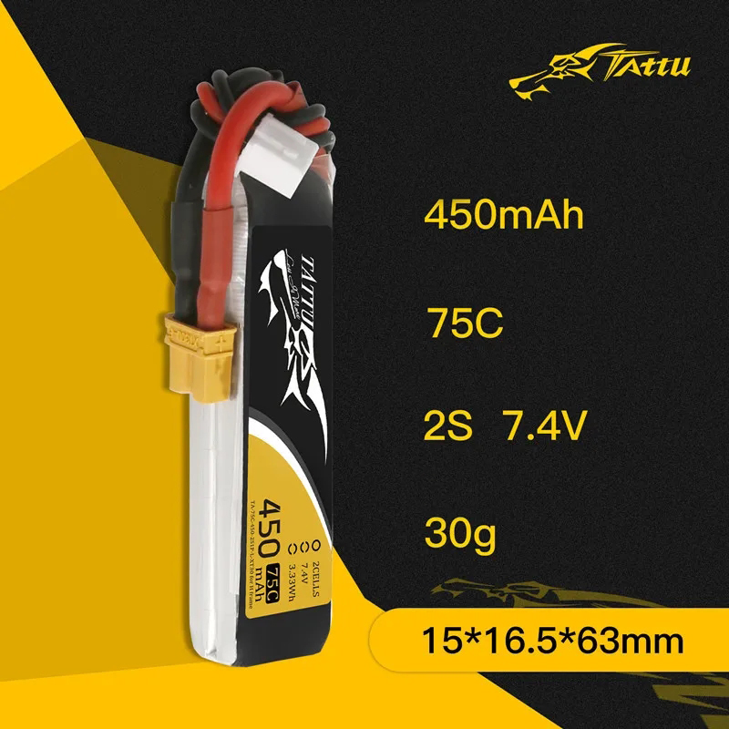 แบตเตอรี่ Tattu ใหม่450/500/55 - Fpv Racing Quadcopter บทวิจารณ์และราคา