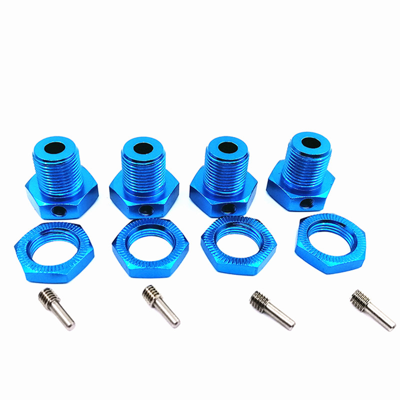 4 ชิ้น RC รถอัพเกรดโลหะล้อ Hex - Rc Hobby Nut บทวิจารณ์และราคา