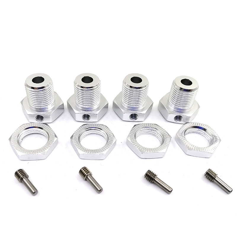 4 ชิ้น RC รถอัพเกรดโลหะล้อ Hex - Rc Hobby Nut บทวิจารณ์และราคา