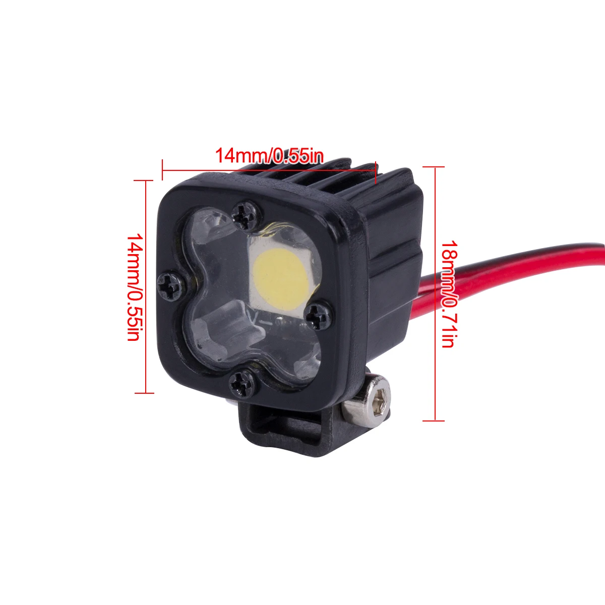 RC รถสแควร์ Bright LED ไฟหน้า  - Rc Hobby Tech Bali บทวิจารณ์และราคา