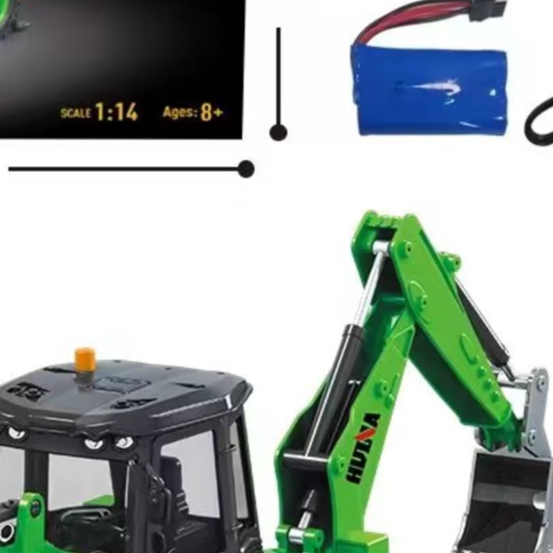 รถขุดตักดินบังคับวิทยุ HUINA 1 - Rc Hobby Toucan บทวิจารณ์และราคา