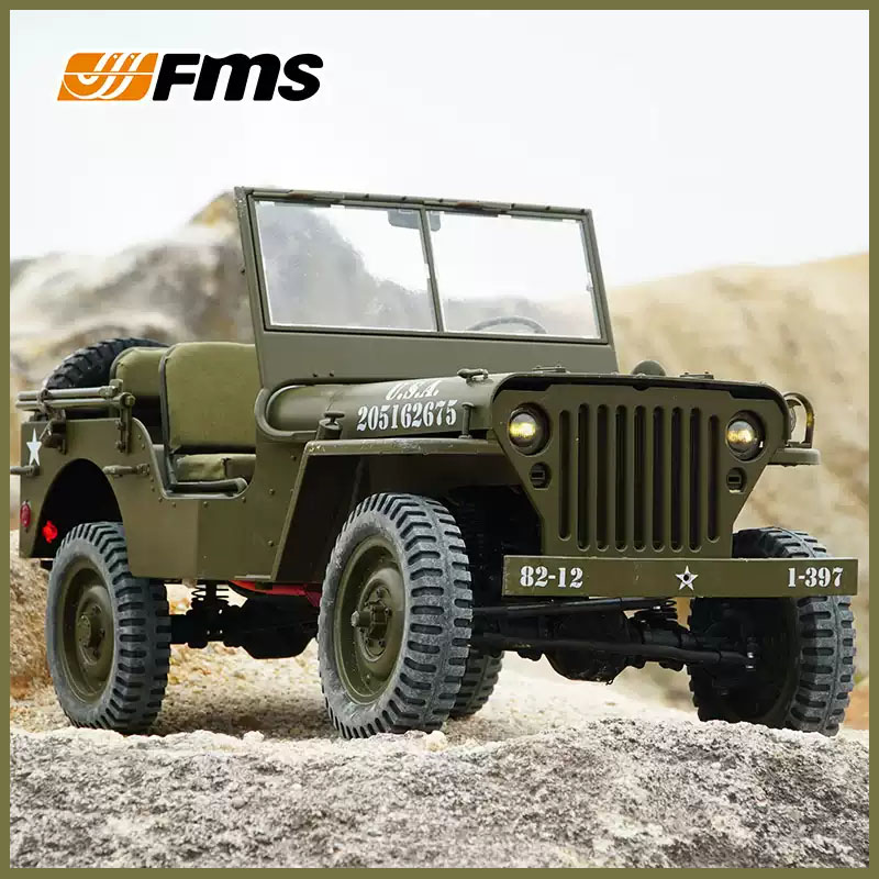 FMS 1/6 Climber 1941 Willys MB - Yunshen Rc Hobby บทวิจารณ์และราคา