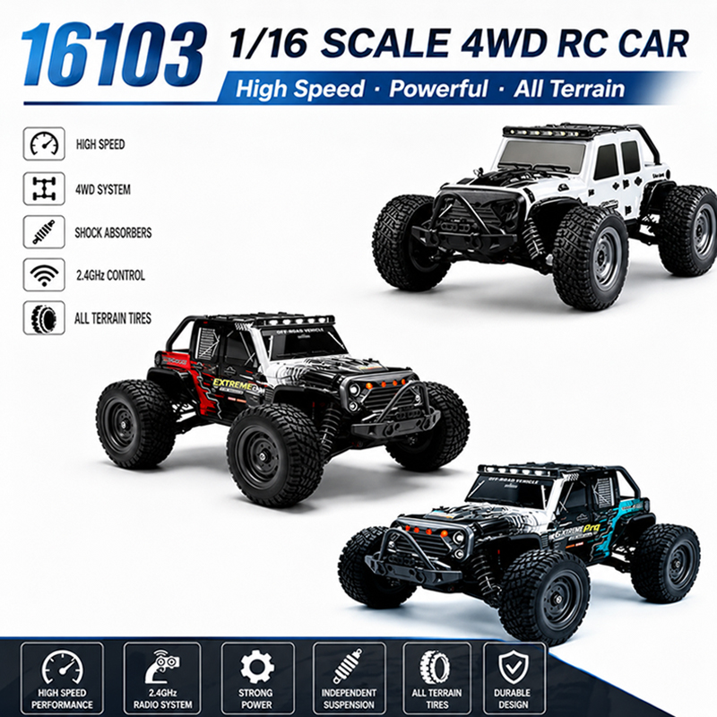 รถบังคับวิทยุ MJX 1/16 2.4G 4W - Rc Hobby Line บทวิจารณ์และราคา