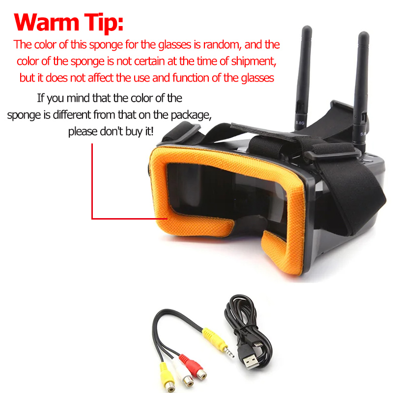 แว่นตา VR009 FPV สำหรับถ่ายวิด - Fpv Racing Quadcopter บทวิจารณ์และราคา